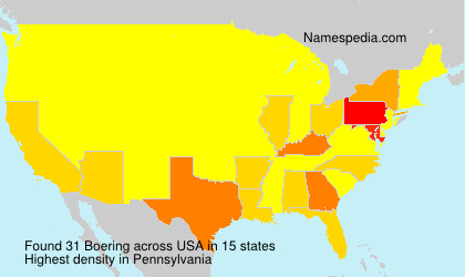 Surname Boering in USA Surname Boering in USA