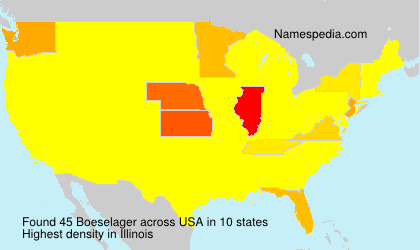 Surname Boeselager in USA
