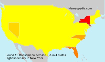 Surname Boessmann in USA Surname Boessmann in USA