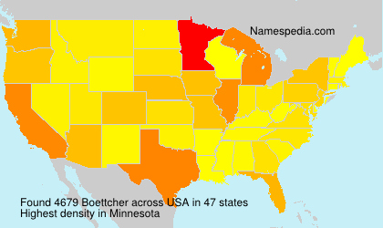 Surname Boettcher in USA Surname Boettcher in USA