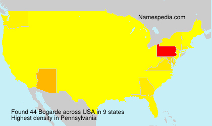 Surname Bogarde in USA Surname Bogarde in USA