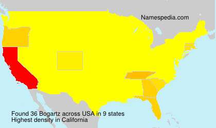 Surname Bogartz in USA Surname Bogartz in USA