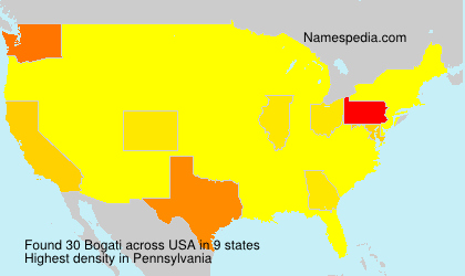 Surname Bogati in USA Surname Bogati in USA