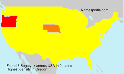 Surname Bogatyuk in USA Surname Bogatyuk in USA