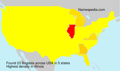 Surname Bogdala in USA Surname Bogdala in USA