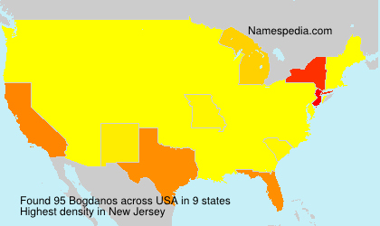 Surname Bogdanos in USA Surname Bogdanos in USA