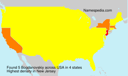 Surname Bogdanovskiy in USA Surname Bogdanovskiy in USA