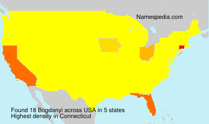 Surname Bogdanyi in USA Surname Bogdanyi in USA