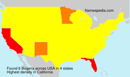Surname Bogena in USA Surname Bogena in USA