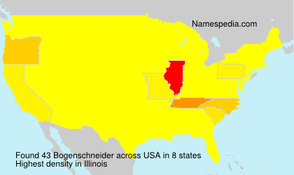 Surname Bogenschneider in USA Surname Bogenschneider in USA