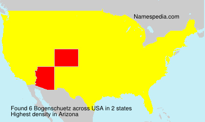 Surname Bogenschuetz in USA Surname Bogenschuetz in USA