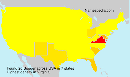 Surname Bogger in USA Surname Bogger in USA
