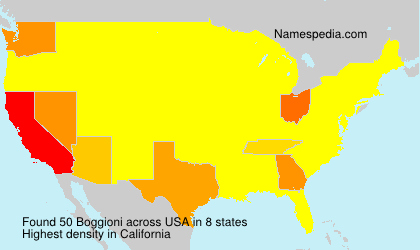 Surname Boggioni in USA Surname Boggioni in USA