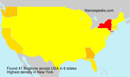 Surname Boglione in USA Surname Boglione in USA
