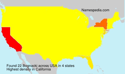 Surname Bognacki in USA Surname Bognacki in USA