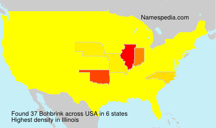Surname Bohbrink in USA Surname Bohbrink in USA