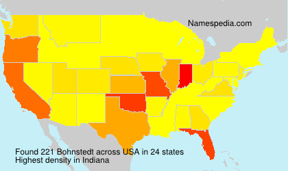 Surname Bohnstedt in USA Surname Bohnstedt in USA