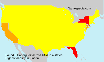 Surname Bohorguez in USA Surname Bohorguez in USA