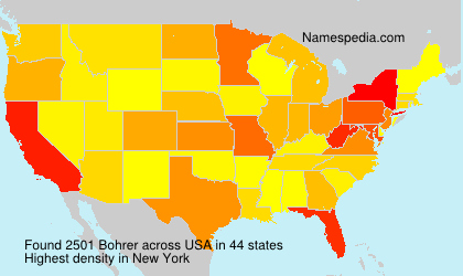 Surname Bohrer in USA Surname Bohrer in USA