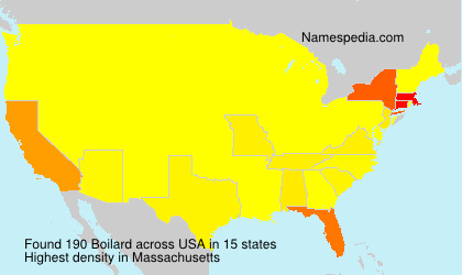 Surname Boilard in USA Surname Boilard in USA