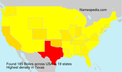 Surname Boiles in USA Surname Boiles in USA