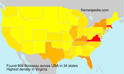 Surname Boisseau in USA Surname Boisseau in USA