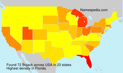 Surname Bojack in USA Surname Bojack in USA