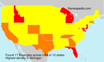Surname Bojangles in USA Surname Bojangles in USA