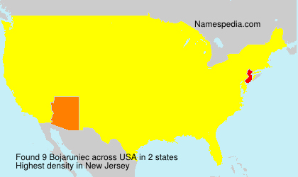 Surname Bojaruniec in USA Surname Bojaruniec in USA