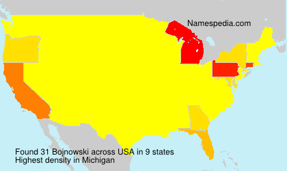 Surname Bojnowski in USA Surname Bojnowski in USA