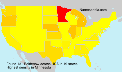 Surname Boldenow in USA Surname Boldenow in USA