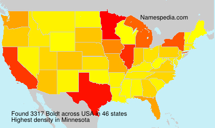 Surname Boldt in USA Surname Boldt in USA