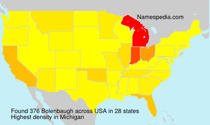 Surname Bolenbaugh in USA Surname Bolenbaugh in USA