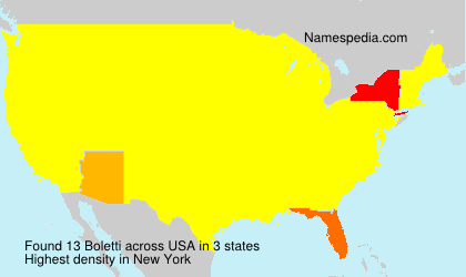 Surname Boletti in USA Surname Boletti in USA