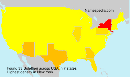 Surname Bolettieri in USA Surname Bolettieri in USA
