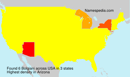 Surname Bolgiani in USA Surname Bolgiani in USA