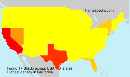 Surname Bolido in USA Surname Bolido in USA
