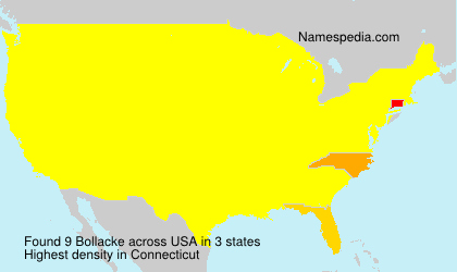 Surname Bollacke in USA Surname Bollacke in USA