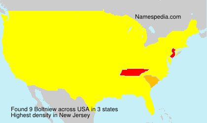 Surname Boltniew in USA Surname Boltniew in USA
