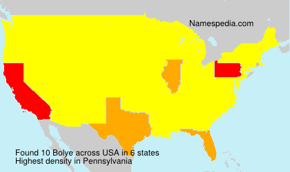 Surname Bolye in USA Surname Bolye in USA