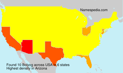 Surname Bolyog in USA Surname Bolyog in USA