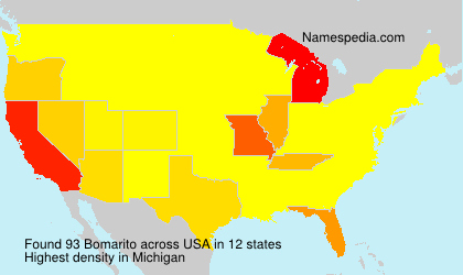 Surname Bomarito in USA Surname Bomarito in USA