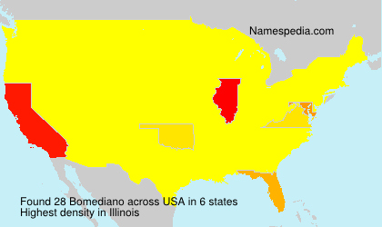 Surname Bomediano in USA Surname Bomediano in USA