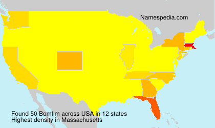 Surname Bomfim in USA Surname Bomfim in USA