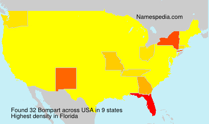 Surname Bompart in USA Surname Bompart in USA