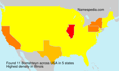 Surname Bomshteyn in USA Surname Bomshteyn in USA