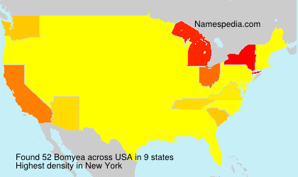 Surname Bomyea in USA Surname Bomyea in USA