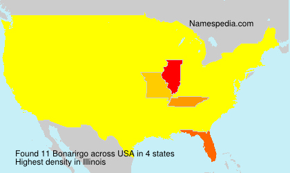 Surname Bonarirgo in USA Surname Bonarirgo in USA