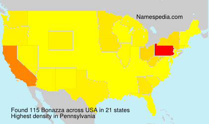 Surname Bonazza in USA Surname Bonazza in USA