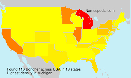 Surname Boncher in USA Surname Boncher in USA
